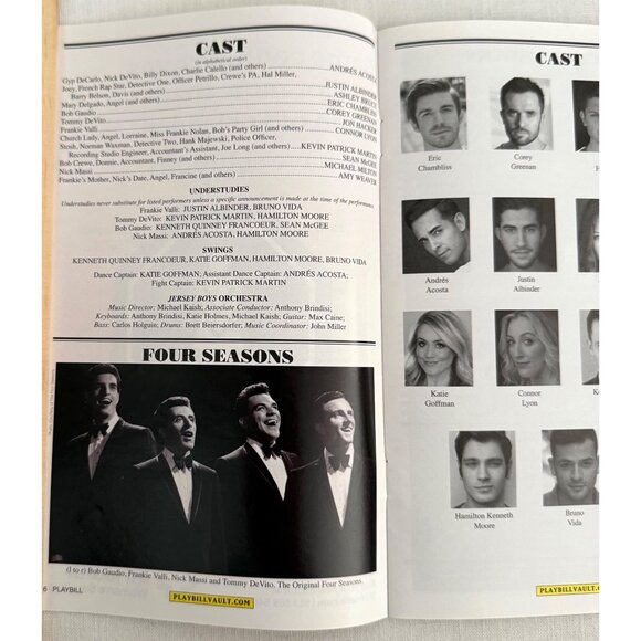 Jersey Boys Playbill October 2019 Aronoff Center Cincinnati Ohio The Four Season - Picture 3 of 13